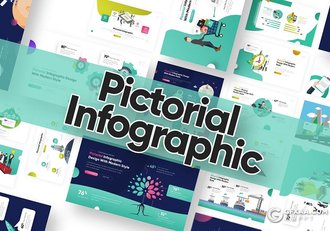 29页精美图形设计高端商务概念卡通插画国外PPT模板 - 顶尖PPT