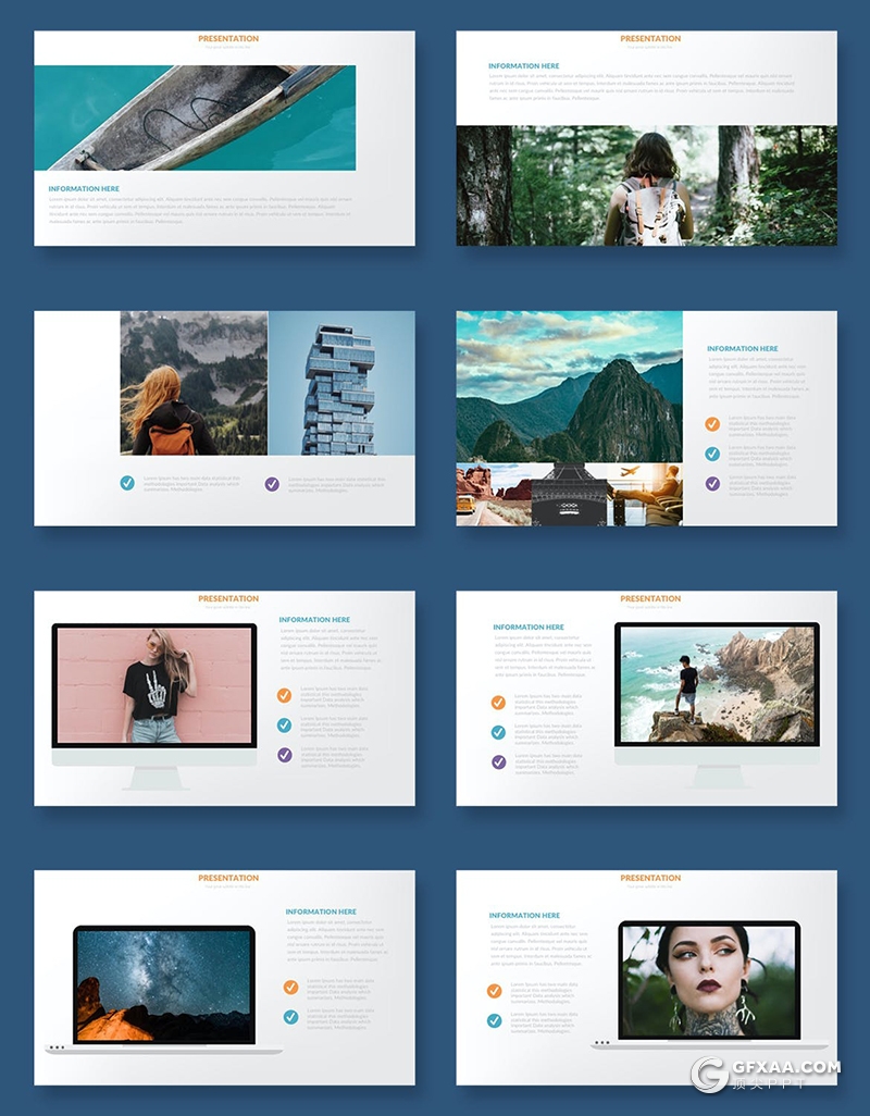 37页创意笔刷图片剪影图文搭配设计ppt模板赠送1000个icon图标素材 - 顶尖PPT