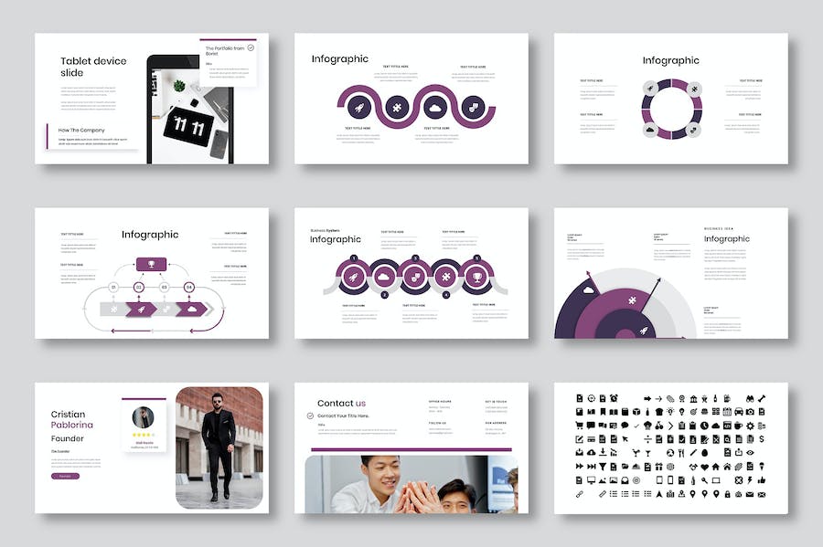 商务品牌形象设计推广PPT模板 - 顶尖PPT