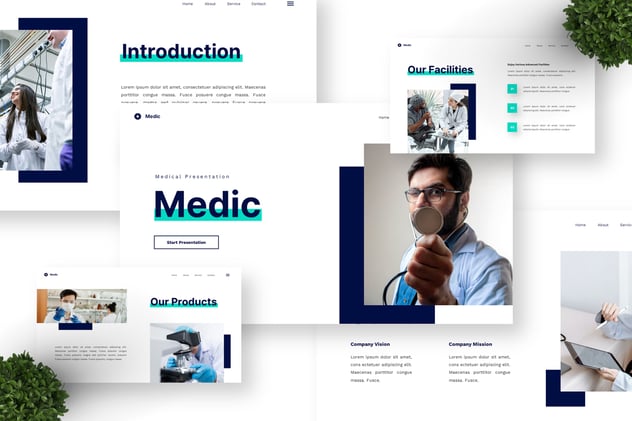 医院医生护士介绍展示keynote模板 - 顶尖PPT