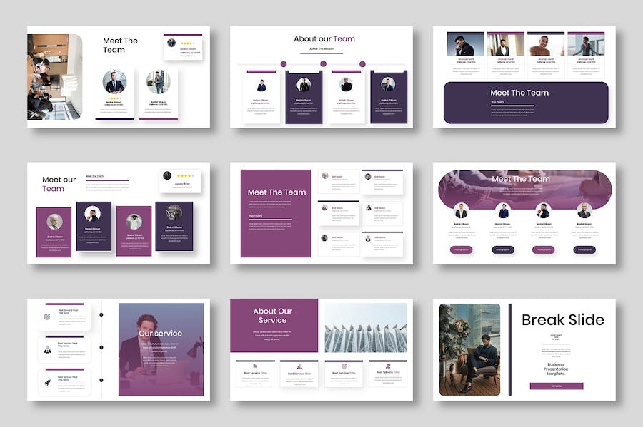 商务品牌形象设计推广PPT模板 - 顶尖PPT