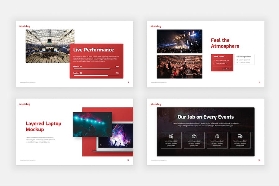 音乐活动演唱会PPT模板 - 顶尖PPT