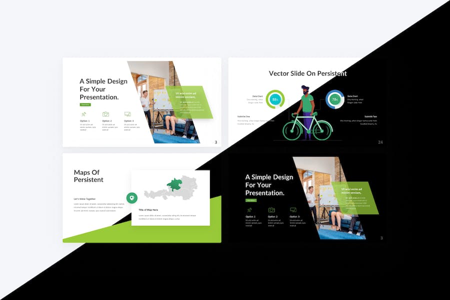 绿色出现健康环保环境绿化keynote模板 - 顶尖PPT