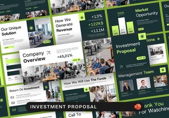 投资建议融资方案提案PPT模板 - 顶尖PPT