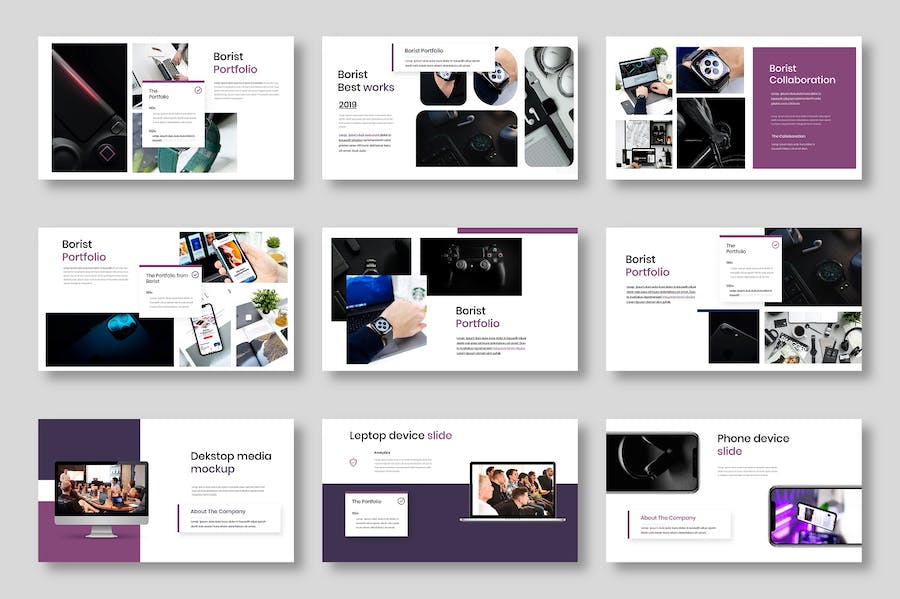 商务品牌形象设计推广PPT模板 - 顶尖PPT