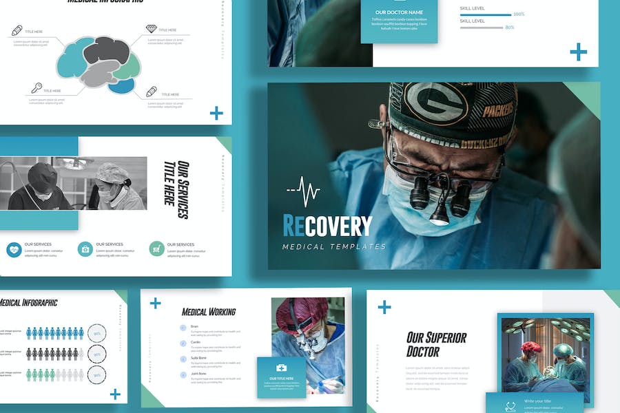 医疗护理讲述展示Keynote模板 - 顶尖PPT