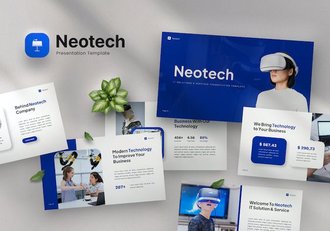 未来新科技it人工智能解决方案keynote模板 - 顶尖PPT