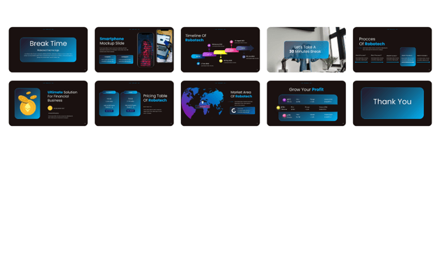 人工智能与技术演示PPT模板 - 顶尖PPT
