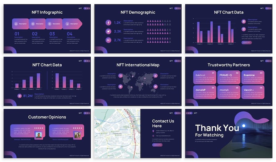 虚拟AI数字艺术芯片人工智能科技主题keynote模板 - 顶尖PPT