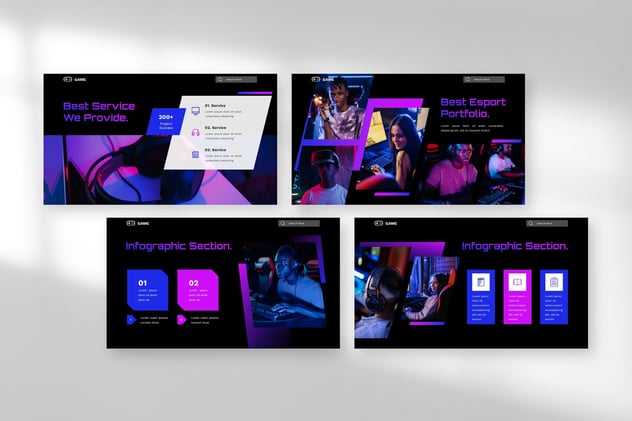 电竞游戏赛事策划运营方案Keynote模板 - 顶尖PPT