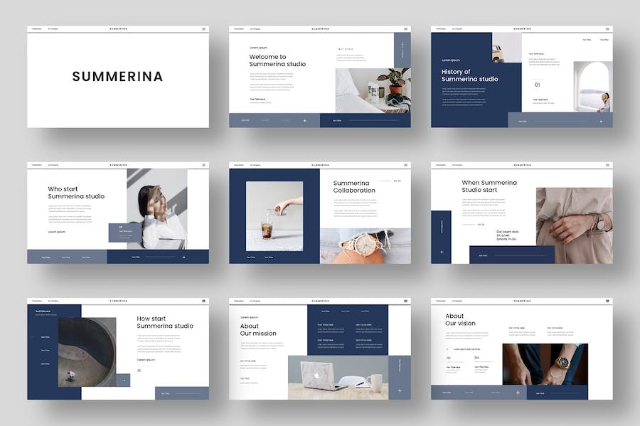 国外商业商务企业通用PPT模板 - 顶尖PPT