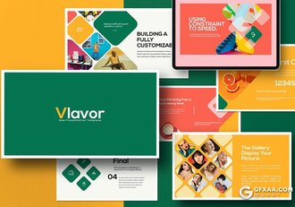 30页彩色创意时尚多用途keynote模板 - 顶尖PPT