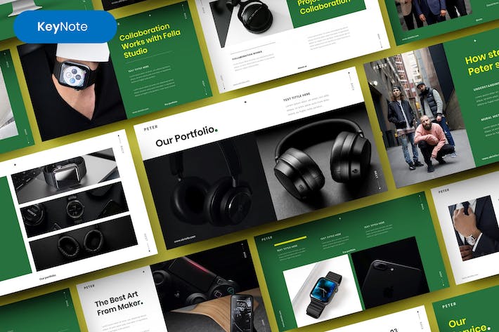 商务项目展示汇报总结方案Keynote模板 - 顶尖PPT