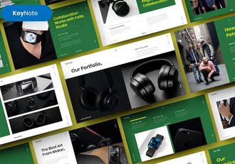 商务项目展示汇报总结方案Keynote模板 - 顶尖PPT