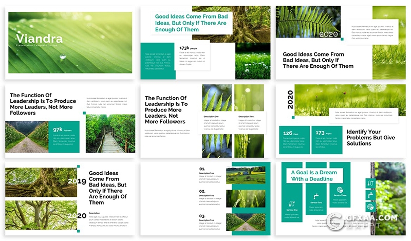 30页森林旅游环境保护业务发展多用途PPT模板 - 顶尖PPT