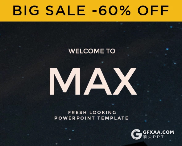 黑色土豪金配色时尚摄影美图展示多用途PPT模板 - 顶尖PPT