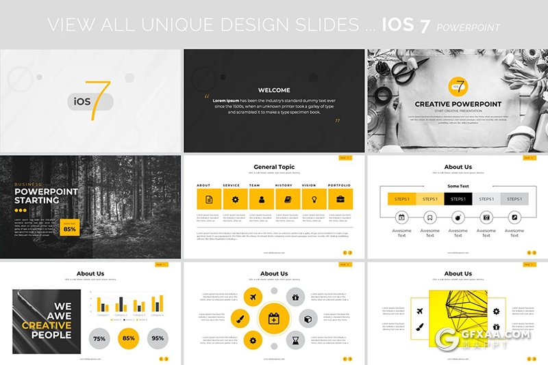 71页扁平化企业团队介绍工作计划总结多用途PPT模板 - 顶尖PPT