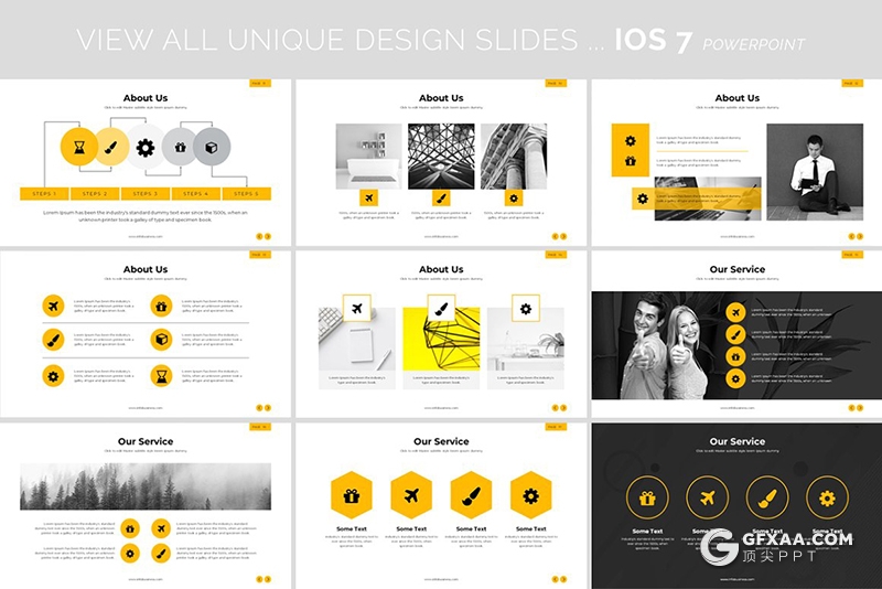 71页扁平化企业团队介绍工作计划总结多用途PPT模板 - 顶尖PPT