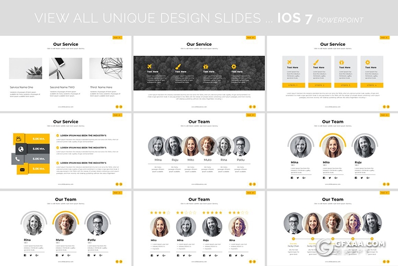 71页扁平化企业团队介绍工作计划总结多用途PPT模板 - 顶尖PPT