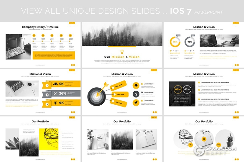 71页扁平化企业团队介绍工作计划总结多用途PPT模板 - 顶尖PPT