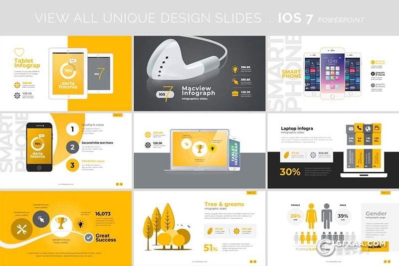 71页扁平化企业团队介绍工作计划总结多用途PPT模板 - 顶尖PPT