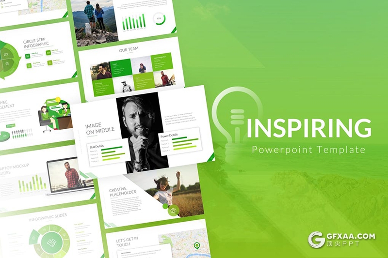 62页创意图形商务工作总结项目报价商务多用途PPT模板12种主题配色 - 顶尖PPT