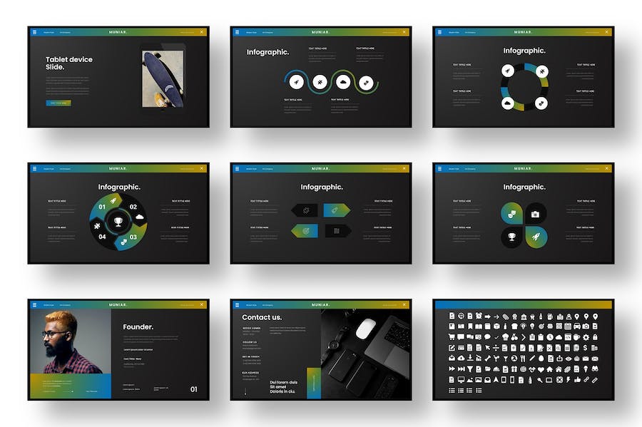 市政府公共服务项目推介宣传Keynote模板 - 顶尖PPT
