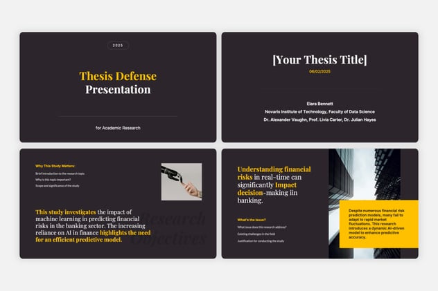 学术研究论文答辩PPT模板 - 顶尖PPT