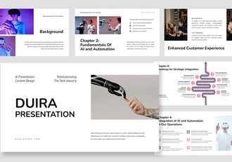 人工智能技术企业数字化方案PPT模板 - 顶尖PPT