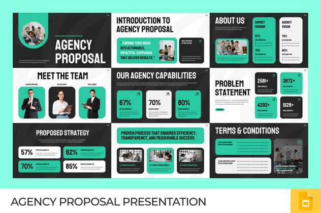 代理提案PPT模板 - 顶尖PPT