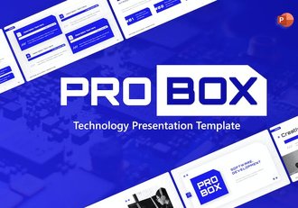 蓝色商业商务公司介绍总结PPT模板 - 顶尖PPT