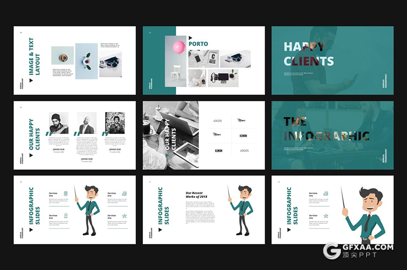 80页国外时尚品牌宣传介绍企业发展史商务多用途PPT模板 - 顶尖PPT