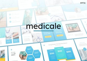 医疗诊疗医学知识展示方案PPT模板 - 顶尖PPT