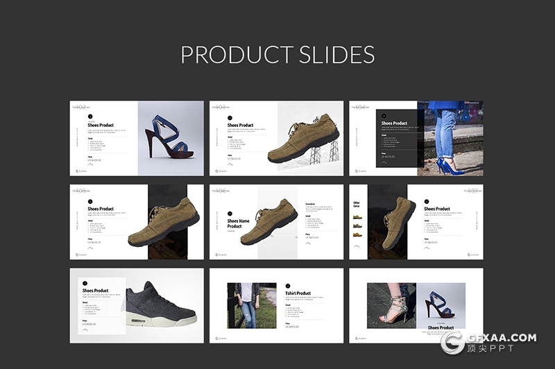 126页创意线性立体二维图形设计PPT模板创意图形图片剪影简约小清新PPT模板 - 顶尖PPT