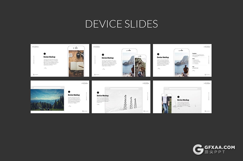 126页创意线性立体二维图形设计PPT模板创意图形图片剪影简约小清新PPT模板 - 顶尖PPT