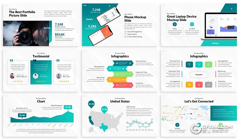 30页商业投资国外商务工作计划分析统计PPT模板 3种主题配色 - 顶尖PPT