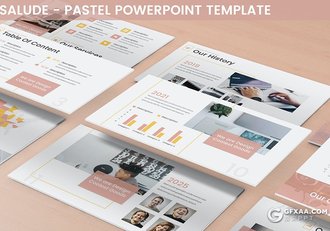 30页简约风格5种配色企业团队介绍项目合作PPT模板 - 顶尖PPT