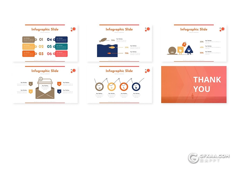 30页彩色商务简约风格工作计划总结多用途PPT模板5种主题配色 - 顶尖PPT