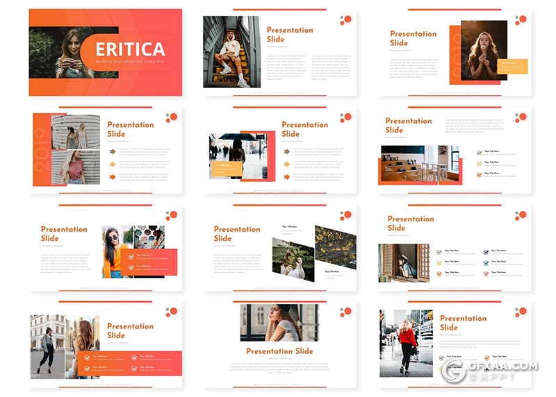 30页彩色商务简约风格工作计划总结多用途PPT模板5种主题配色 - 顶尖PPT