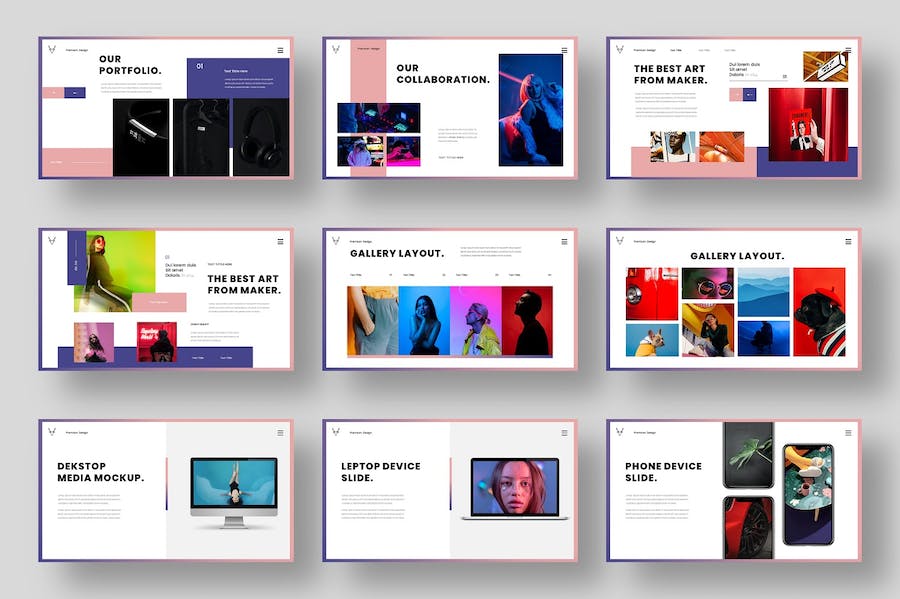 国外商业商务团队介绍公司会议年终总结PPT模板 - 顶尖PPT