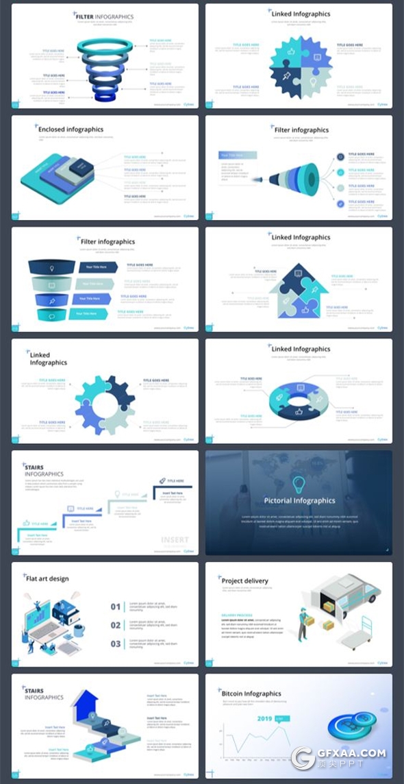 200页国外高端商务风格企业介绍工作计划总结ppt商务信息图形设计卡通插画多用途ppt模板 - 顶尖PPT