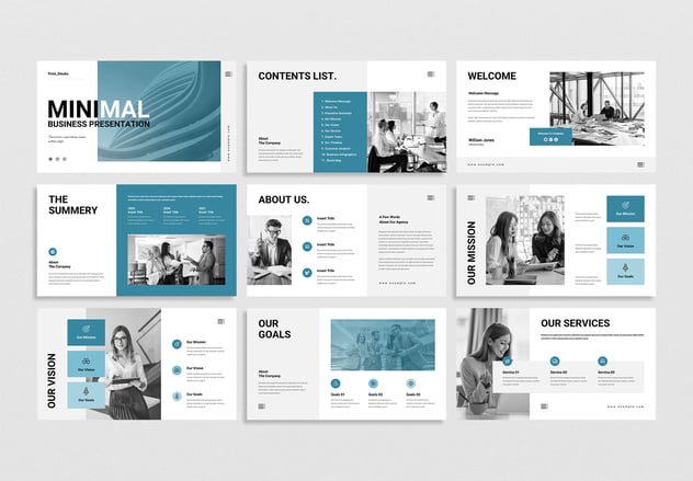 企业极简业务模式介绍Keynote演讲模板 - 顶尖PPT
