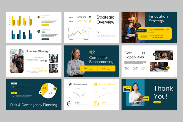 清洁商业策略方案演讲PPT模板 - 顶尖PPT