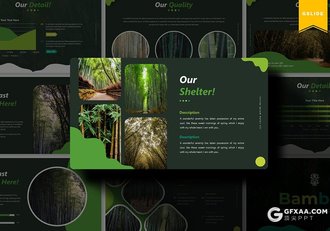 30页国外创意图形设计商务多用途Google slides模板5种主题配色 - 顶尖PPT