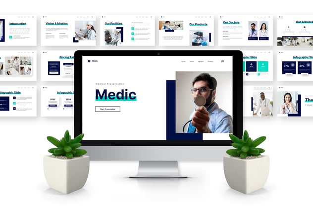 医院医生护士介绍展示keynote模板 - 顶尖PPT