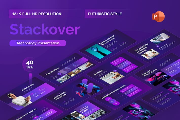 创意技术解决方案PPT模板 - 顶尖PPT
