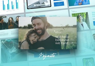 医疗保健主题创意Keynote模板 - 顶尖PPT