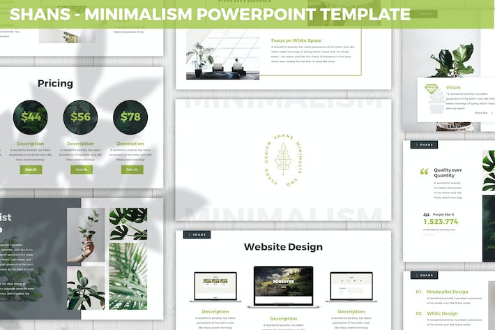 极简主义设计风格创意应用PPT模板 - 顶尖PPT