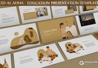 30页扁平化卡通插画牛羊养殖牛羊肉牛排工艺流程市场分析keynote模板3种配色 - 顶尖PPT