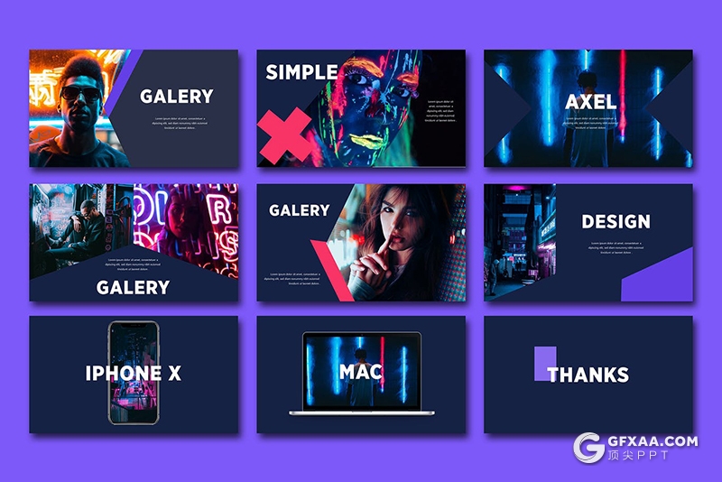 40页创意时尚商务风格业务合作卡通插画PPT模板 - 顶尖PPT